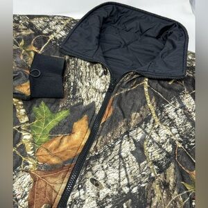 Russell Outdoors Reversible Realtree Hardwood Quilted Camo Coat Sz Large X6